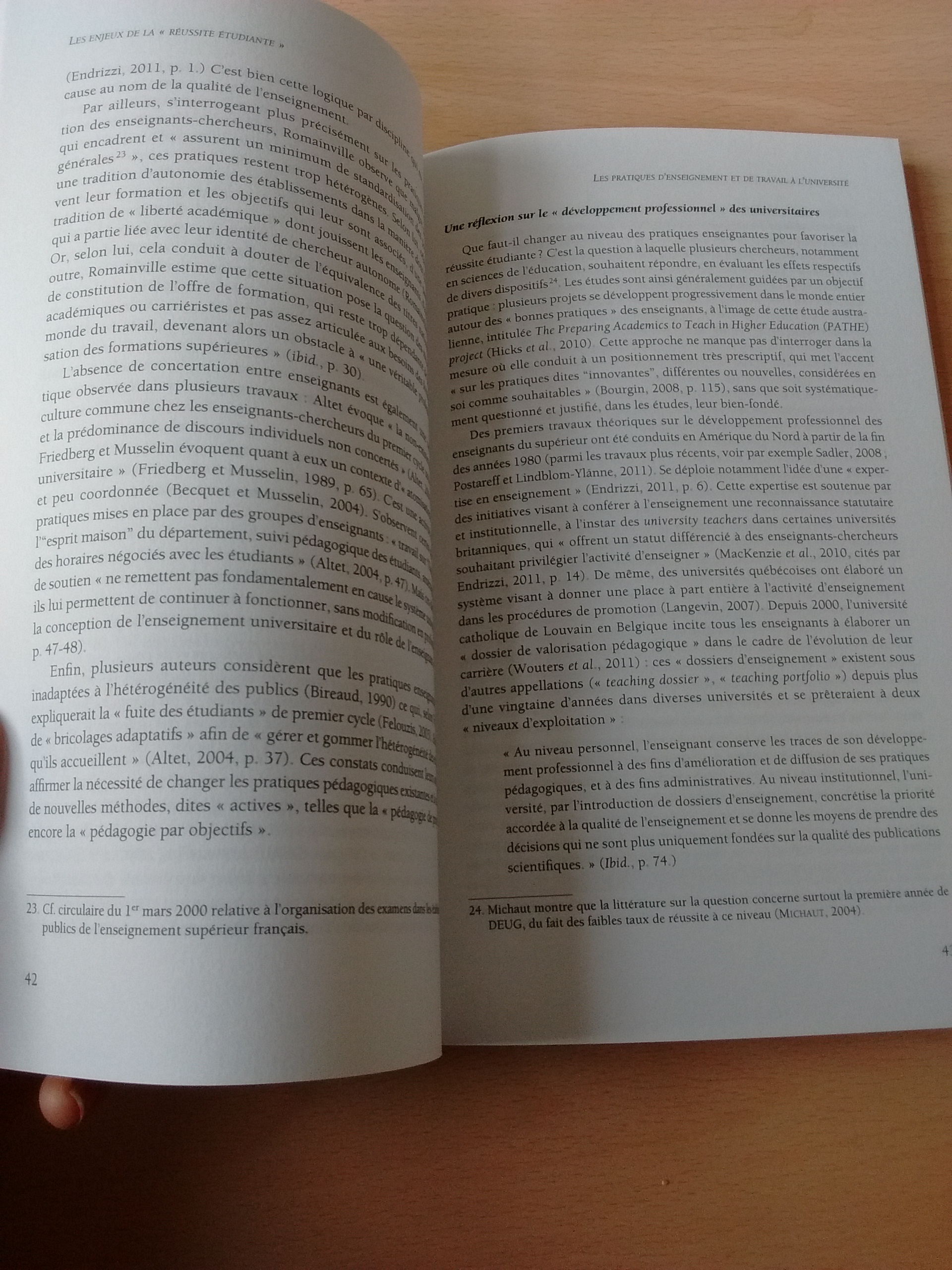 les enjeux de la "réussite étudiante"